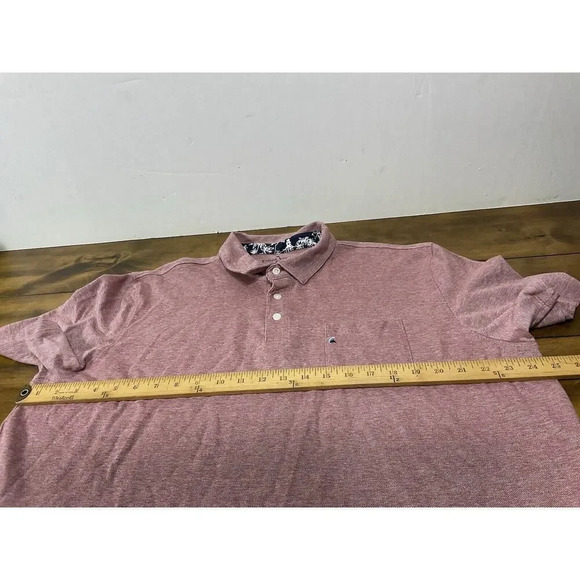 Taylor Vintage Shirt Mens 2XL Red Golf Polo Short Sleeve Casual Adult - Picture 5 of 7